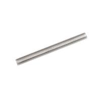 Silver Thread Stainless Bar, M3 M4 M5 M6 Low Density Long Full Threaded Stud for Automotive(50mm (5Pcs),M4)