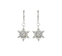 Silver Threader Earrings Six Pointed Star Earrings Opal Earrings Shining Star Hoop Earrings Women's Jewellery Stud Earrings for Men, one size, Metal, No Gemstone