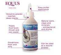 Silver Thrush Natural Powder Puffer Bottle Eqi0015 - 100g