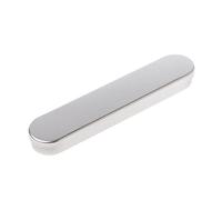 Silver Tin Pencil for Case Pen Storage Box Stationery School Office U
