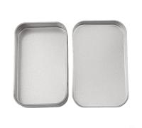 Silver Tinplate Box 95x60mm Iron Material Silver Tinplate Box