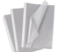 Silver Tissue Paper 35x50cm, 60 Sheets Metallic Silver Colors for Gift Bags Wrapping Gifts Packing Crafts, Shimmer Tissue Paper Bulk for Birthday Wedding Baby Shower Christmas Party Flowers Decor
