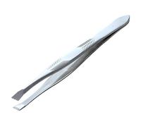 Silver Tone Stainless Steel 3.5 Inch Tweezers for Eyebrows