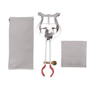 Silver Trumpet Marching Lyre Clamp-On Music Clip for Instrument Parts