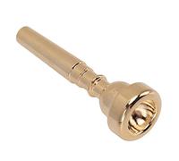 Silver Trumpet Mouthpiece, 5C Trumpet Mouthpiece Trumpet Mute Silencer eplacement Musical Instruments Accessories(GOLDEN)