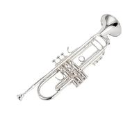 Silver Trumpet Pipe Flat Musical Instrument Brass Strudents Trumpet Musical Instrument