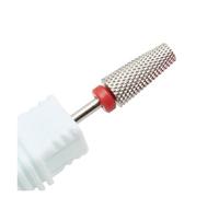 Silver Tungsten Carbide Nail Drill Bit, 6.1×14.6mm, 2.35mm, M/F/XF | 1pc Electric Manicure Carbide Burr for Gel Removal, 10g/pcs(F)