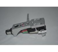 Silver Turntable Headshell Mount with cartridge for JVC JL B44, L A55, L F66, QL 10, QL 5, QL 7, QL 8, QL A5, QL F4, QL F6, QL Y3F, QL Y5F, QL Y7 Turntables