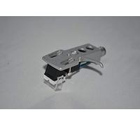 Silver Turntable Headshell Mount with cartridge for Sanyo TP 600SA, TP 625, TP 727, TP 728, TP 747, TP 80S, TP 1000, TP 1020, TP 1200, TP 825D Turntables