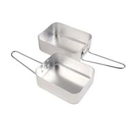Silver unisex Regatta Aluminium Mess Tin Set Silver