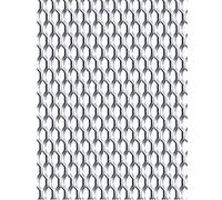Silver Universal 40"x13" Car Grill Mesh - Aluminum Alloy Automotive Grille Insert Bumper Rhombic Hole (3x6mm)
