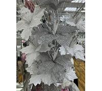 Silver Vase Decoration Ornament Bling Crushed Diamond Gift | CRYSTALLIZED Glitter Silver Flower for vase home decoration |Crushed Diamond Display | gift present for all occassion Home Decor