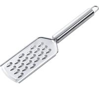 Silver Vegetable Cheese Grater, Rust-Proof Metal Lemon Grater with Handle Handheld Grater Kitchen Utensils and Gadgets for Cheese, Chocolate, Spices, Vegetable Graters, Peelers and Slicers Tools