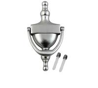 Silver Victorian Aluminium Urn Knocker Anodised Silver Aluminium 155mm Bolt Through