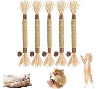 Silver Vine Sticks for Cats, Puriq Natural Silvervine Dental Sticks, Purriq Natural Silvervine Dental Sticks, and Cat Chewing Stick Catnip Toys Improve Breath Freshness & Reduce Plaque (5)
