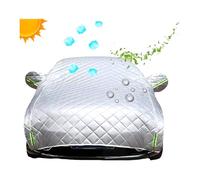 Silver Weatherproof Half Car Cover for Toyota ProAce City Verso Medium 2024, Outdoor Waterproof & Scratch-Resistant, All Weather Hailprooof Heat-Resistant Windproof Straps