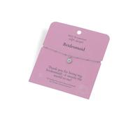 Silver Whisper Bridesmaid Diamond Bracelet - F7504