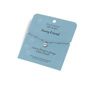 Silver Whisper Furry Friend Diamond Bracelet - F7515