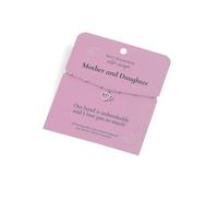 Silver Whisper Mother And Daughter Diamond Bracelet - F7501