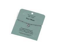 Silver Whisper New Mum Diamond Bracelet - F7518