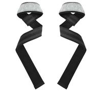 Silver-white European Pattern Weightlifting Wrist Wraps 26" Power Workouts Gym Workout Straps for Weightlifting, Bodybuilding, Powerlifting, Strength Training accesorios de gym