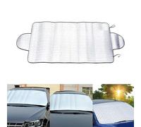 Silver White External Windshield Sunshade And Snow Shield Suitable For Car Front Windows Easy To Install And Remove UV Resistant Glass Cover
