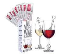 Silver Wine Wands Filter & Purifier by PureWine Wine Stick Accessories Remove Histamines and sulfites - Great for Gifting, Christmas, Wedding, Present