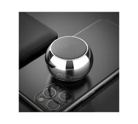(Silver) Wireless Bluetooth 5.0 Speaker Hi-Fi Stereo 360 Surround Sound Bass Boombox Mini Portable Soundbar with Mic