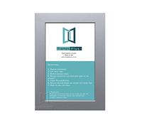 SILVER WOODEN EFFECT PICTURE PHOTO FRAMES SIZE: 14" x 11", PORTRAIT OR LANDSCAPE READYMADE