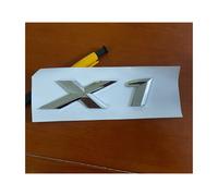 (Silver, X1) Car Letter Number Rear Trunk Boot Badge Emblem X1 X2 X3 X4 X5 X6 X7
