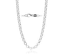 SilverAmber Jewellery UK - Made in Italy - 925 Sterling Silver 2.2 MM Belcher Rolo Chain 22 inches long with an anti-tarnish coating - GCH01522