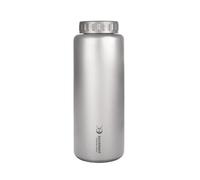 SILVERANT Titanium Water Bottle- Large Capacity Camping Canteen with Wide Mouth Sport Drinking Bottle for Outdoor Hydration Drinkware (1500ml-Wide Mouth)
