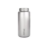 SILVERANT Titanium Water Bottle- Large Capacity Camping Canteen with Wide Mouth Sport Drinking Bottle for Outdoor Hydration Drinkware (1200ml-Wide Mouth)