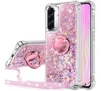Silverback Glitter Liquid Case for Samsung Galaxy A56 with Stand. Pink