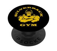 Silverback Gorilla Gym Apparel powerlifting, strongman PopSockets Adhesive PopGrip