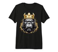 Silverback Gorilla King Premium T-Shirt