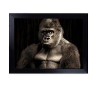 Silverback Gorilla | Lap Tray with Padded Cushion, Portable Surface with Bean Bag Base, Perfect Surface for Working, Crafting, TV Eating and Laptop Use