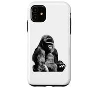 Silverback Gorilla Silver Back Primate Ape Case for iPhone 11