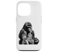 Silverback Gorilla Silver Back Primate Ape Case for iPhone 13 Pro