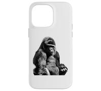 Silverback Gorilla Silver Back Primate Ape Case for iPhone 14 Pro Max