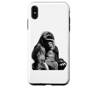 Silverback Gorilla Silver Back Primate Ape Case for iPhone XS Max