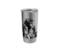 Silverback Gorilla Silver Back Primate Ape Stainless Steel Insulated Tumbler
