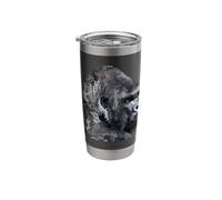 Silverback Gorilla Silver Back Primate Ape Stainless Steel Insulated Tumbler