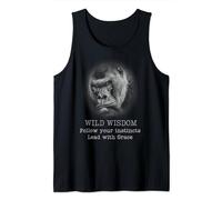 Silverback Gorilla Wild Wisdom Nature Lover Or Body Builder Tank Top