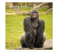 Silverback Say Cheese Happy Father's Day Greeting Card Fathers Day Cards