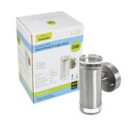 SilverCloud D-Light W32 Stainless Steel Exterior Lamp, White, One Size