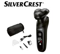 Silvercrest Cordless Battery LED Rotary Shaver Wet & Dry Shaving IPX6 NEW BOXED
