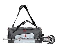 Silverfin Lacrosse Bag |With 2 Stick Holders & Multi Pockets for All of Your Lacrosse Equipment |Use as a Backpack or Duffel Bag| Lacrosse Gear Bag for Boys, Youth, Men With Adjustable Shoulder Straps