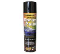 SILVERHOOK Gloss Black Spray Paint 500ml
