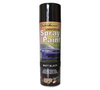 Silverhook SPB07 Acrylic Spray Paint, 500ml Matt Black